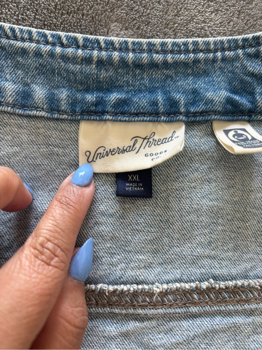 Universal Thread Denim Vest - Picture 4 of 6